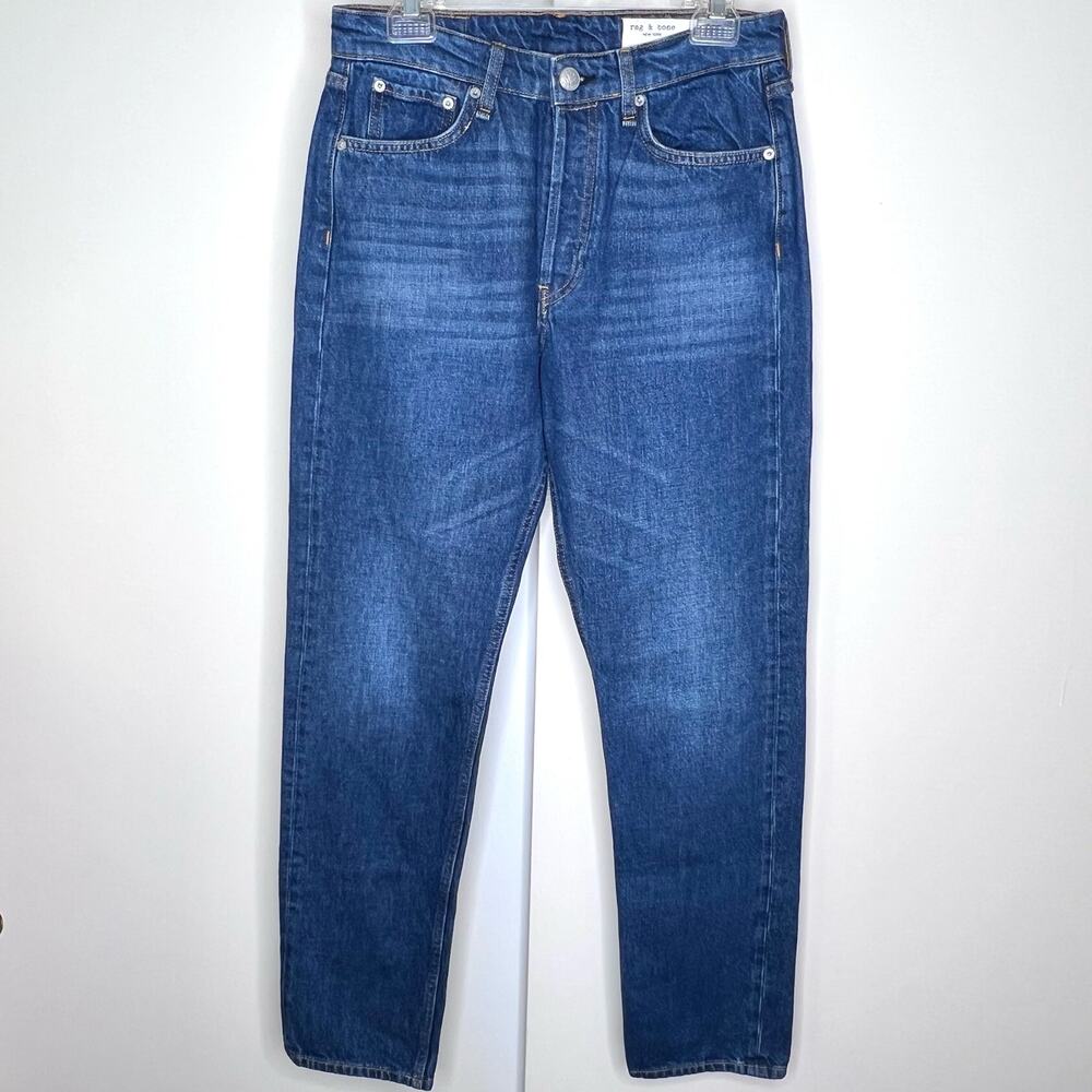 Rag & Bone NWT Maya High Rise Ankle Slim Straight Leg Jeans JASPER Size 28 $275